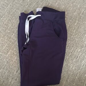 Purple FIGS Jogger Pants